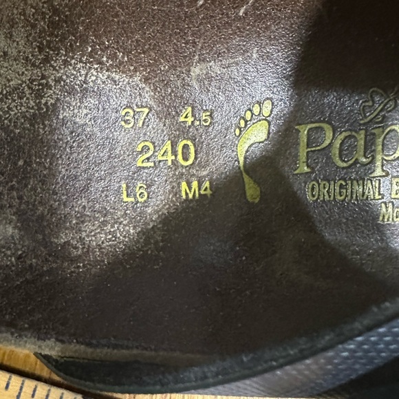 Birkenstock Womens Papillio Bern Clogs Metallic Gray Birko Flor Size 37 US L6 - Picture 13 of 15